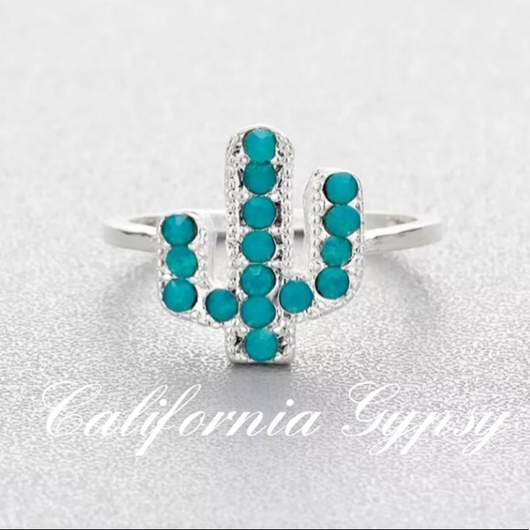 Cactus Rhinestone Ring🌵 - Picture 1 of 5